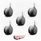 Service Caster 3'' Gray Heavy Duty Floor Safe Twin Wheel Caster 5/16'' Threaded Stem, 5PK SCC-TS02S75-TPR-GRY-5161810-5 - alternate 2